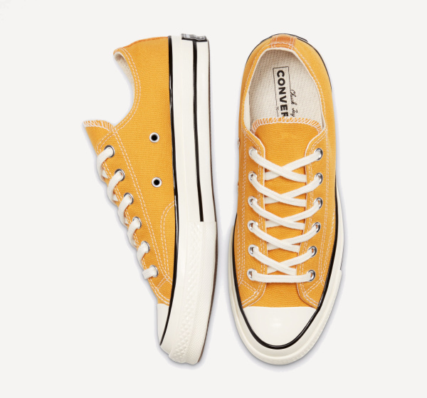 Кеды Chuck 70 OX 162063C (EU 39 USm 6 USw 8 СМ 24.5; Желтый)